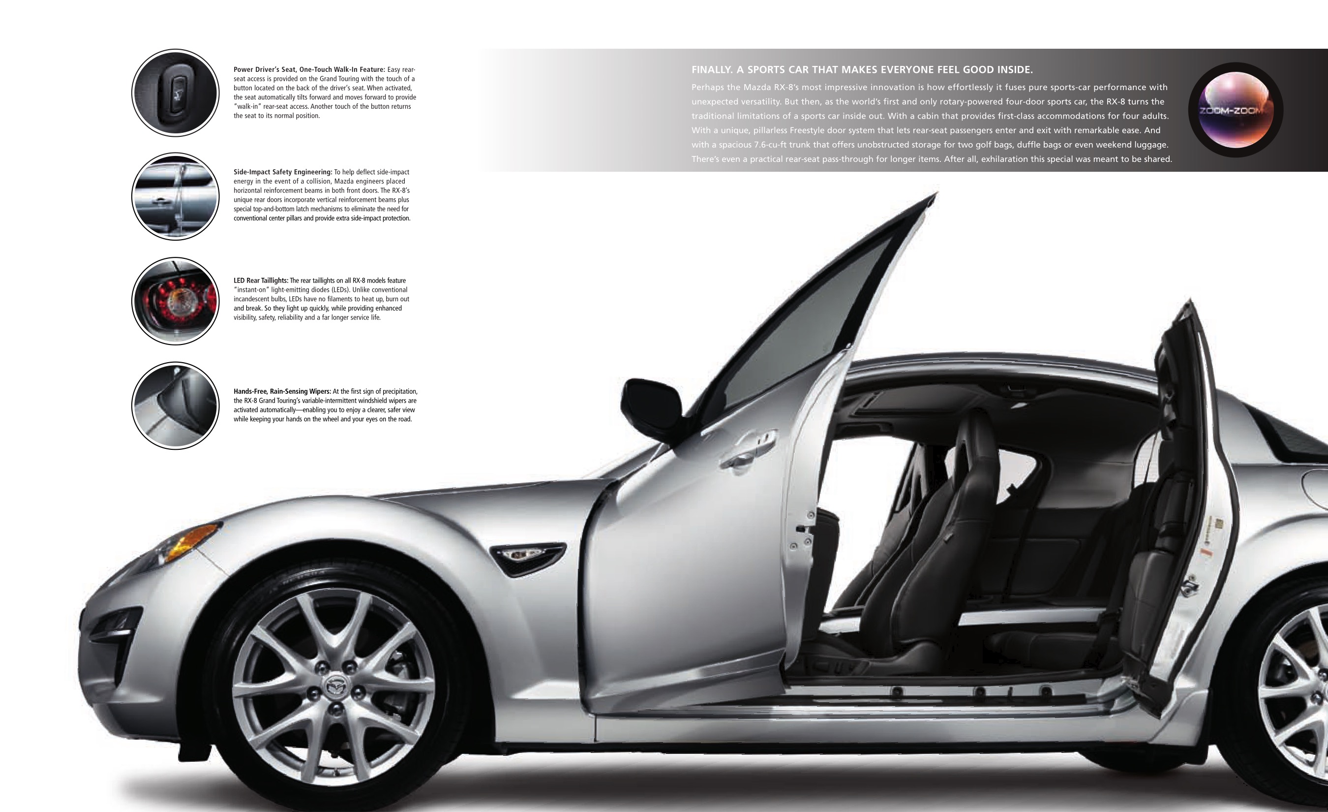 2009 Mazda RX-8 Brochure Page 2